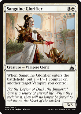 Sanguine Glorifier (Rivals of Ixalan) Near Mint - Nick Nack's Full Frontal Attack