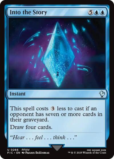 Into the Story (Surge Foil) (Commander: FINAL FANTASY) Near Mint Foil - Nick Nack's Full Frontal Attack