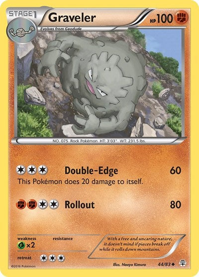 Graveler (Generations) Near Mint Reverse Holofoil