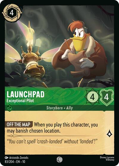 Launchpad - Exceptional Pilot (Whispers in the Well) Near Mint - Nick Nack's Full Frontal Attack