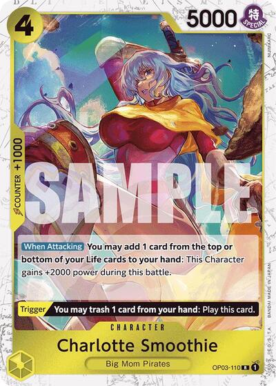 Charlotte Smoothie (Jolly Roger Foil) (Premium Booster) Near Mint Foil - Nick Nack's Full Frontal Attack