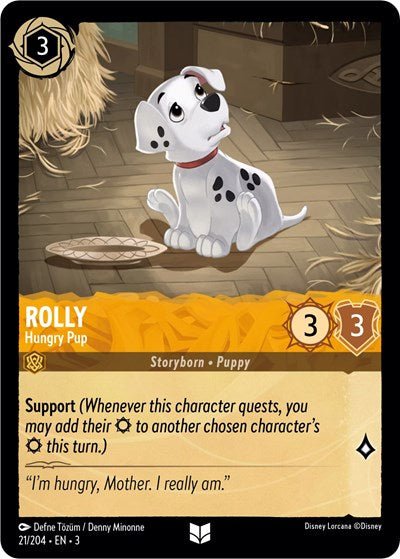 Rolly - Hungry Pup (Into the Inklands) Near Mint - Nick Nack's Full Frontal Attack
