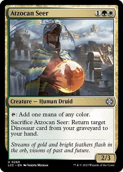 Atzocan Seer (Commander: The Lost Caverns of Ixalan) Near Mint - Nick Nack's Full Frontal Attack