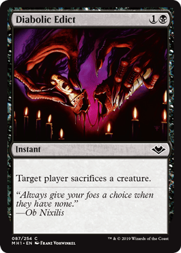 Diabolic Edict (Modern Horizons) Near Mint - Nick Nack's Full Frontal Attack