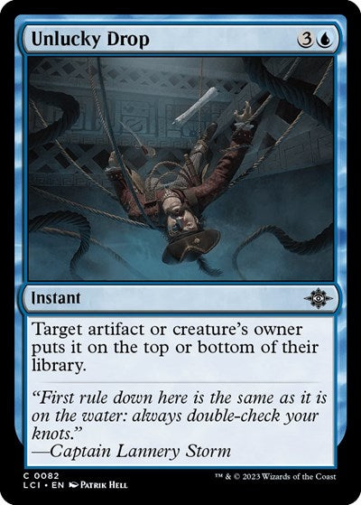 Unlucky Drop (The Lost Caverns of Ixalan) Near Mint Foil