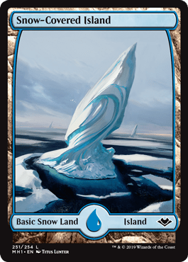 Snow-Covered Island (Modern Horizons) Near Mint - Nick Nack's Full Frontal Attack