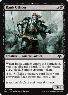 Rank Officer (Modern Horizons) Near Mint - Nick Nack's Full Frontal Attack