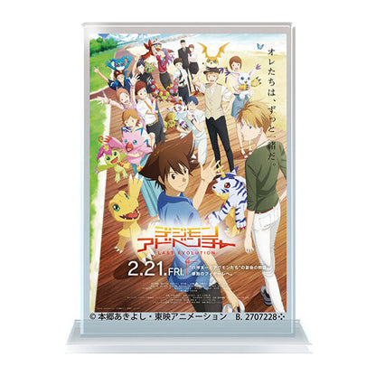 Digimon Movie Series Miniature Acrylic Stand Poster
