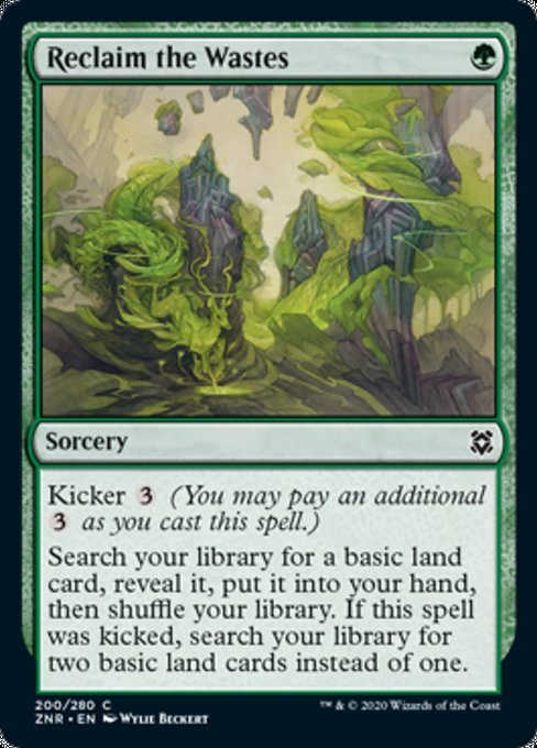 Reclaim the Wastes (Zendikar Rising) Near Mint - Nick Nack's Full Frontal Attack