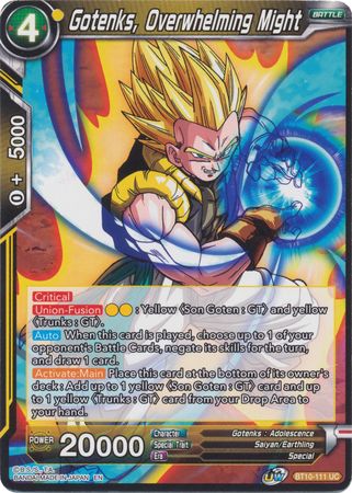 Gotenks, poder abrumador [BT10-111] 