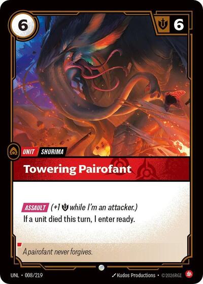 Towering Pairofant (Unleashed) Near Mint