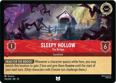 Sleepy Hollow - The Bridge (Whispers in the Well) Near Mint - Nick Nack's Full Frontal Attack
