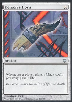 Demon's Horn (Darksteel) Light Play - Nick Nack's Full Frontal Attack