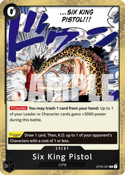 Six King Pistol (Reprint) (Premium Booster - The Best - Vol. 2) Near Mint Foil - Nick Nack's Full Frontal Attack