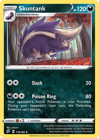 Skuntank (SWSH02: Rebel Clash) Near Mint