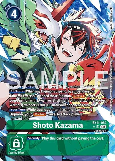 Shoto Kazama (Alternate Art) (Dawn of Liberator) Near Mint Foil