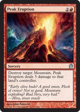 Peak Eruption (Theros) Near Mint - Nick Nack's Full Frontal Attack