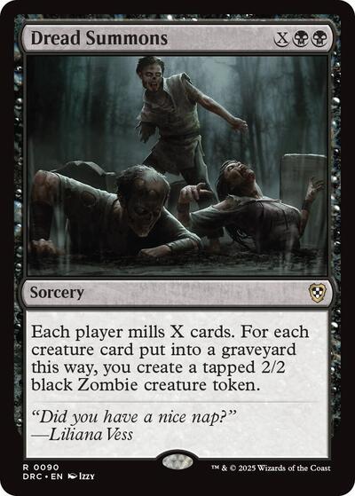 Dread Summons (Commander: Aetherdrift) Near Mint - Nick Nack's Full Frontal Attack