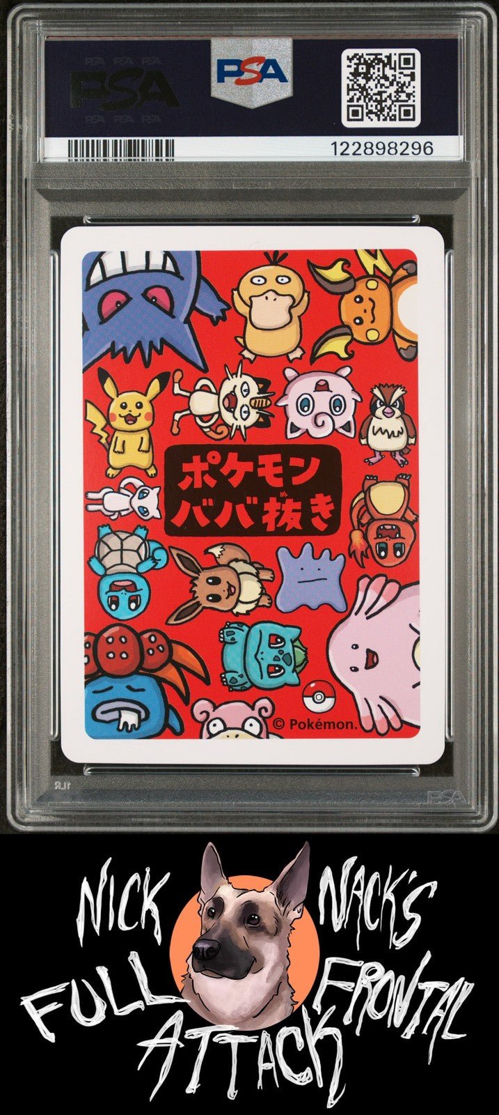 2019 Pokemon Old Maid Eevee PSA 10 - Nick Nack's Full Frontal Attack
