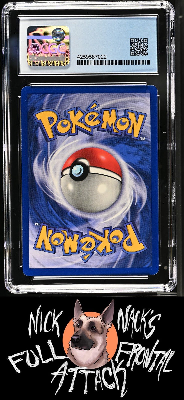 1999 Fossil 51/62 Krabby CGC 8 - Nick Nack's Full Frontal Attack