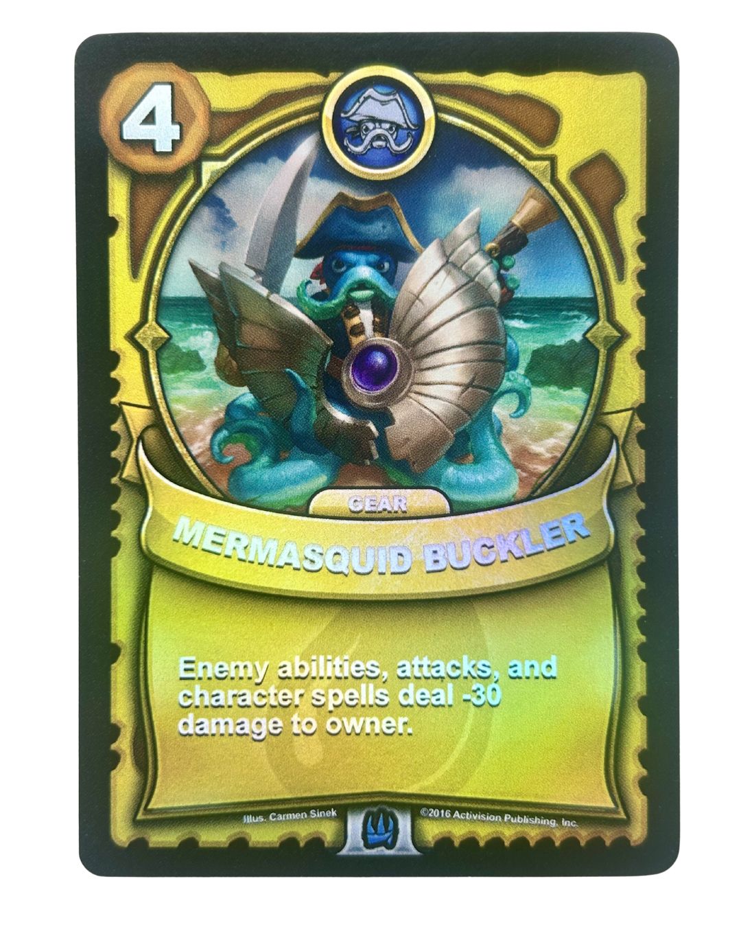 Mermasquid Buckler (Battlecast) (Gold Foil) - Nick Nack's Full Frontal Attack