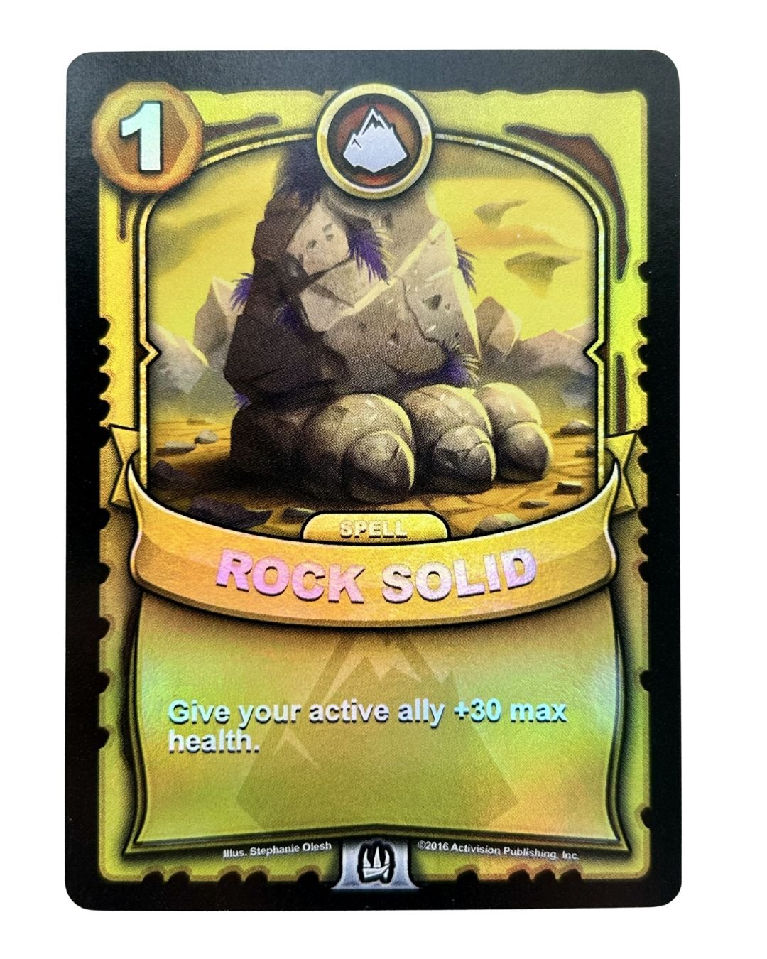 Rock Solid (Battlecast) (Gold Foil) - Nick Nack's Full Frontal Attack
