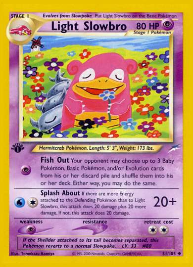 Light Slowbro (Neo Destiny) Light Play 1st Edition