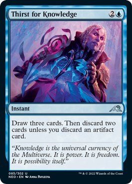 Thirst for Knowledge (Kamigawa: Neon Dynasty) Near Mint - Nick Nack's Full Frontal Attack
