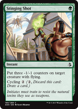 Stinging Shot (Amonkhet) Near Mint - Nick Nack's Full Frontal Attack