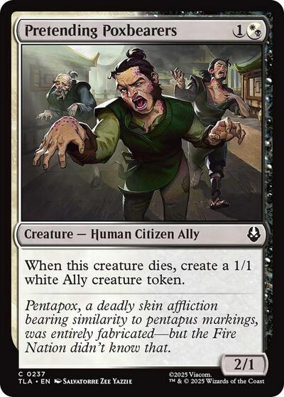 Pretending Poxbearers (Avatar: The Last Airbender) Near Mint - Nick Nack's Full Frontal Attack