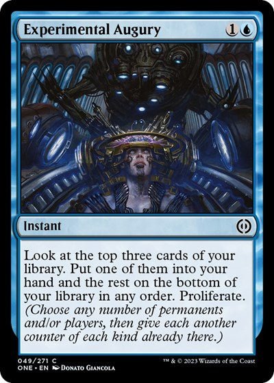 Experimental Augury (Phyrexia: All Will Be One) Near Mint - Nick Nack's Full Frontal Attack