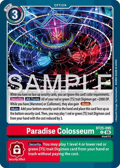 Paradise Colosseum (Dual Revolution Booster) Near Mint