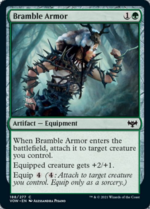 Bramble Armor (Innistrad: Crimson Vow) Near Mint