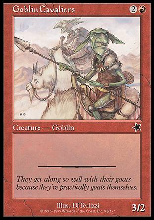 Goblin Cavaliers (Starter 1999) Light Play - Nick Nack's Full Frontal Attack