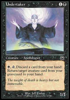 Undertaker (Mercadian Masques) Light Play Foil - Nick Nack's Full Frontal Attack