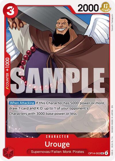 Urouge (The Azure Sea's Seven) Near Mint - Nick Nack's Full Frontal Attack