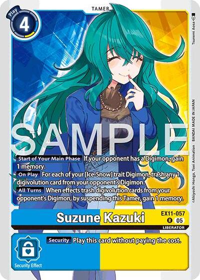 Suzune Kazuki (Dawn of Liberator) Near Mint - Nick Nack's Full Frontal Attack