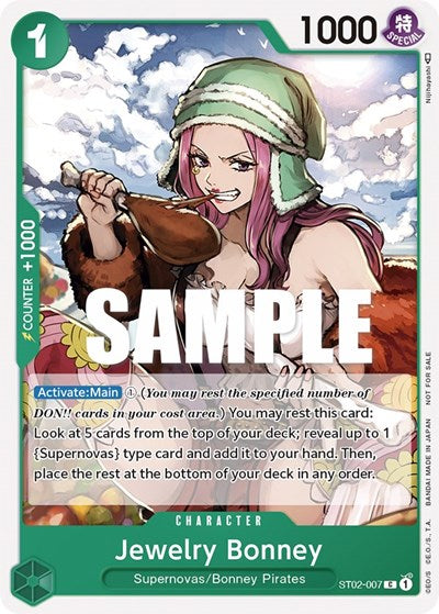 Jewelry Bonney (Tournament Pack Vol. 3) (Participant) (One Piece Promotion Cards) Near Mint