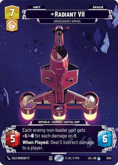Radiant VII Ambassadors' Arrival (Prestige) (Jump to Lightspeed) Near Mint - Nick Nack's Full Frontal Attack