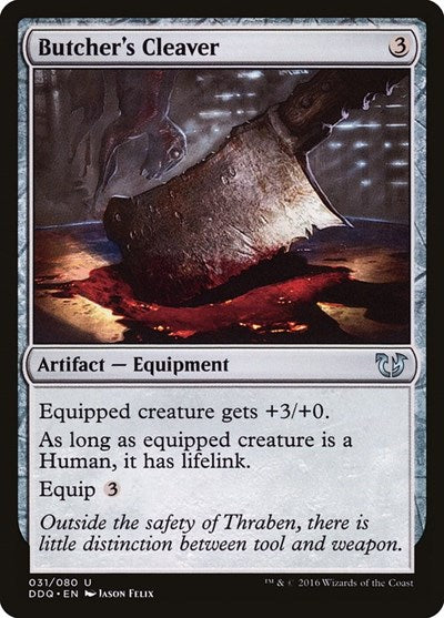 Butcher's Cleaver (Duel Decks: Blessed vs Cursed) Near Mint