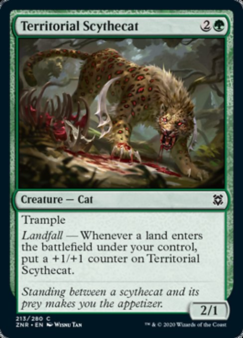 Territorial Scythecat (Zendikar Rising) Near Mint
