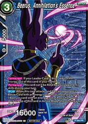 Beerus, Annihilation's Essence (Tournament Pack Vol. 8) (Gagnant) (P-384) [Cartes de promotion de tournoi] 