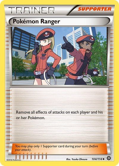 Pokemon Ranger (XY - Steam Siege) Near Mint - Nick Nack's Full Frontal Attack