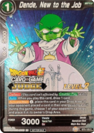 Dende, nuevo en el trabajo (nivel 2) (BT5-109) [Tarjetas de promoción de juez] 