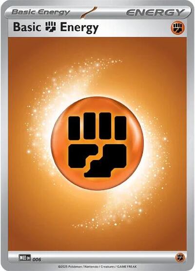 Basic Fighting Energy - 006 (MEE: Mega Evolution Energies) Near Mint