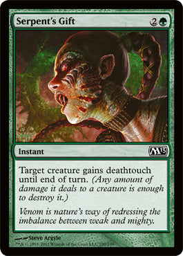 Serpent's Gift (Magic 2013 Core Set) Light Play