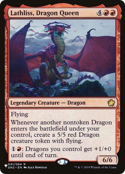 Lathliss, Dragon Queen (The List) Near Mint - Nick Nack's Full Frontal Attack