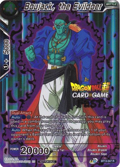 Boujack, the Evildoer (Card Game Fest 2022) (BT13-047) [Cartas de promoción del torneo] 