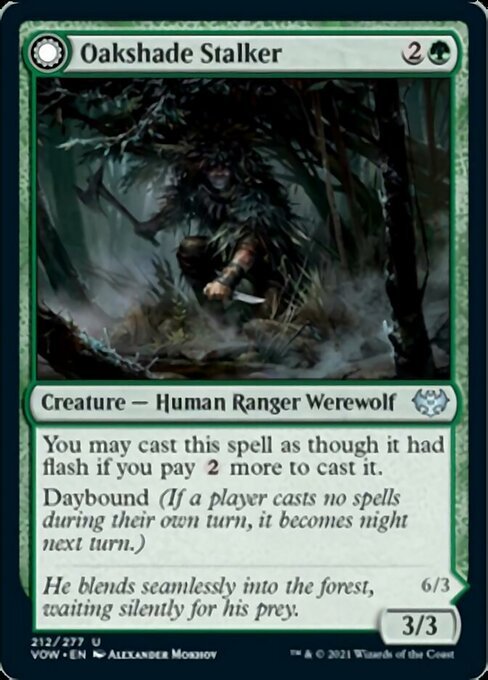 Oakshade Stalker / Moonlit Ambusher (Innistrad: Crimson Vow) Near Mint - Nick Nack's Full Frontal Attack