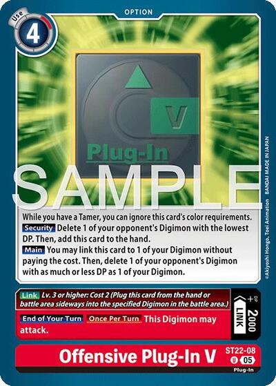 Offensive Plug-In V (Starter Deck 22: Amethyst Mandala Advanced Deck Set) Near Mint Foil